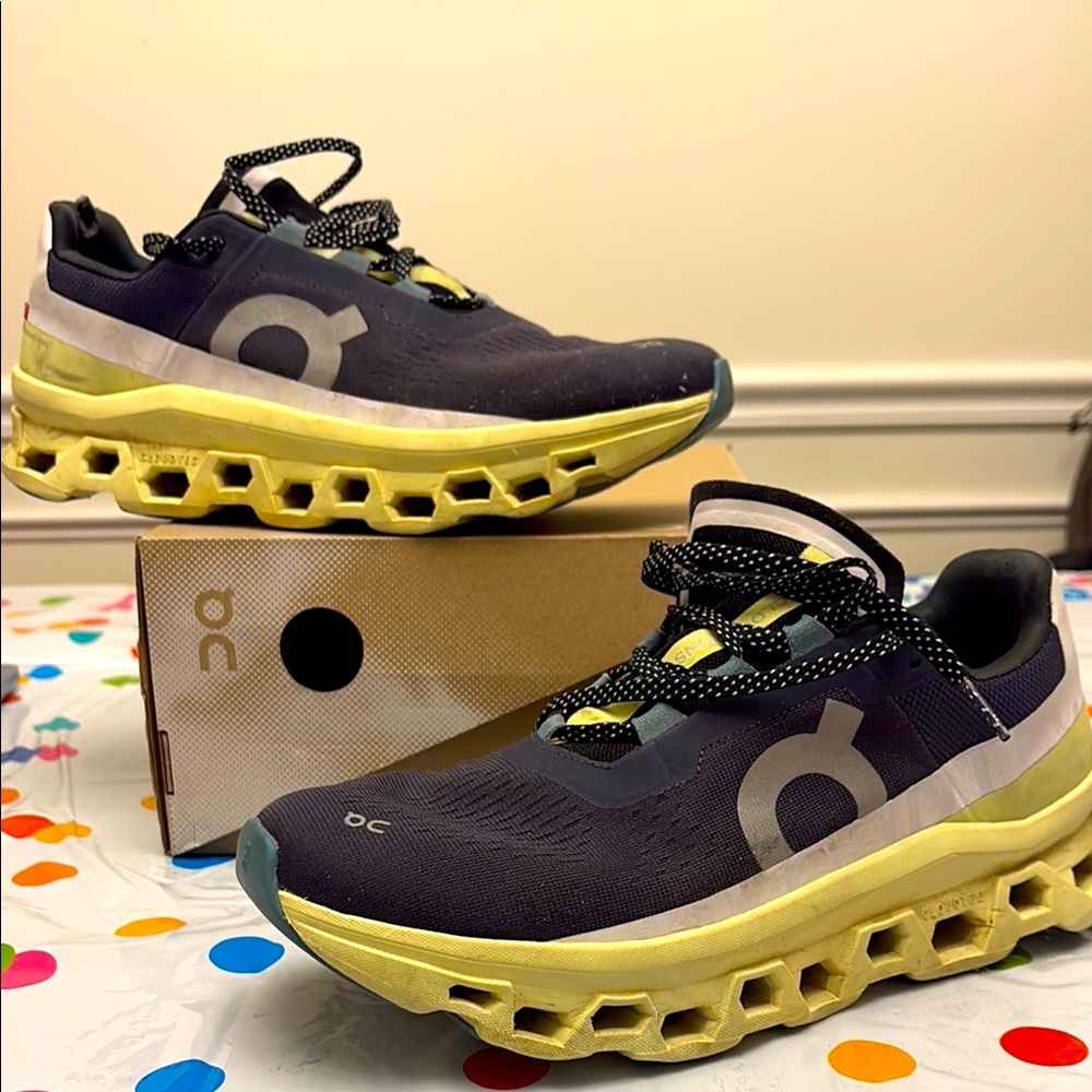 On Running Cloud Monsters Size 11 - fair condition. Lots of miles left.